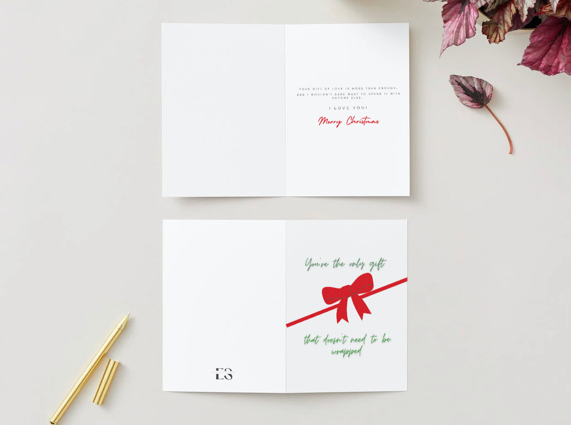 Unwrapped Card