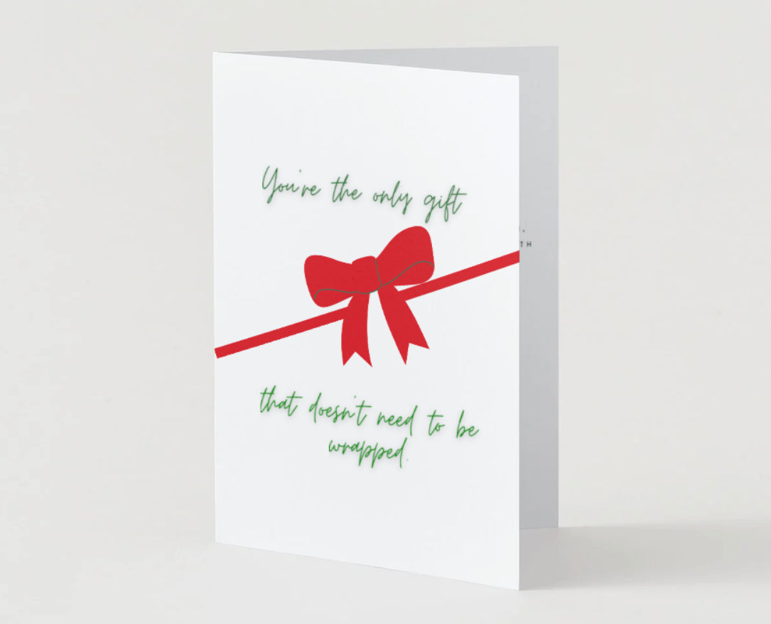 Unwrapped Card