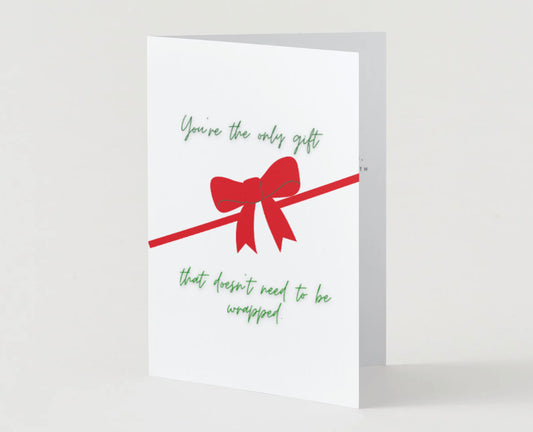 Unwrapped Card